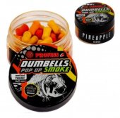Dumbells Pop Up Smoke Fluo - FUMIGEN 6x11mm - Halibut & Garlic