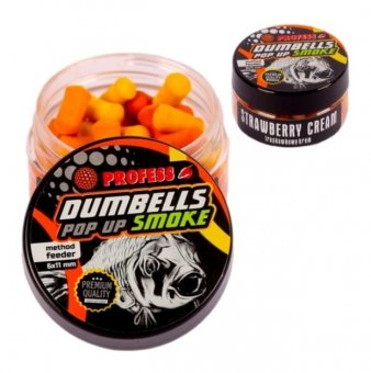Dumbells Pop Up Smoke Fluo - FUMIGEN 6x11mm - Ananas