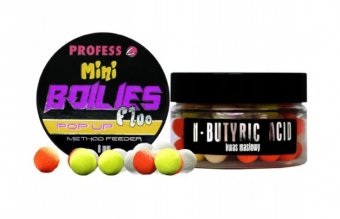 Mini Boiles Method Feeder Pop Up Fluo - Acid Butiric 8 MM