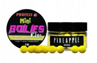 Mini Boiles Method Feeder Pop Up Fluo - Ananas 8 MM