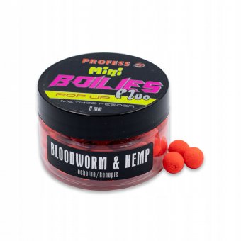 Mini Boiles Method Feeder Pop Up Fluo - Libelule & Canepa 8 MM