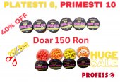OFERTA MINI BOILES METHOD FEEDER POP UP FLUO 8 MM, Platesti 6 PRIMESTI 10
